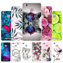 Soft Cases For Xiaomi Redmi 3 3S Case Silicone TPU Cover For Xiomi Redmi 3 S Redmi3 Mobile Phone Case Bumper Cute Flower Animal 2024 - buy cheap