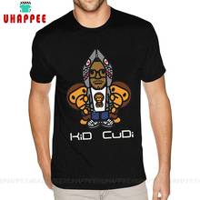 Custom T Shirt Printing Kid Cudi Tee Men 3XL Short Sleeved Ultra Cotton Black Round Neck Tees Shirt 2024 - buy cheap