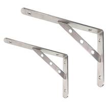 HOT-Quality SUS 304 Solid Stainless Steel 90 Degree Angle Wall Mounted Shelf Supporter Bracket Frame (1 Pair) 2024 - buy cheap