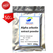 Gran oferta Arbutina alfa Natural de extracto de polvo de cosméticos blanqueamiento de la piel 1pc suplemento de nutrición cuerpo 2024 - compra barato