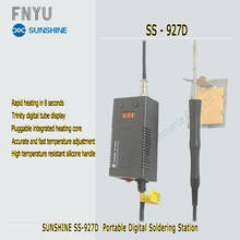 Mini estação de solda digital extensível, estação de solda portátil com temperatura constante, aquecimento rápido em 8 s 2024 - compre barato