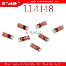 100 шт. LL4148 LL-34 SMD 1N4148 IN4148 высокоскоростное Переключение новый оригинальный 2024 - купить недорого