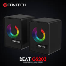 FANTECH GS203 Computer Speaker Mini RGB Lighting Speaker HIFI Subwoofer Speaker for Laptop Desktop Computer 2024 - buy cheap