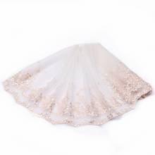 2y/lot Pink Exquisite Embroidered Lace Mesh Trim Lace Fabric Quality Lacer Ribbon DIY Craft&Sewing Dress Clothing Accessor 2024 - buy cheap
