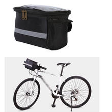 Bolsa de armazenamento para guidão de bicicleta, cesta dianteira de ciclismo, bolsa de bicicleta mtb, acessórios para ciclismo ao ar livre 2024 - compre barato
