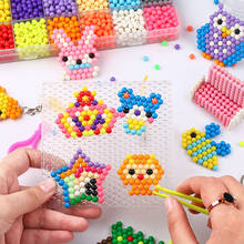 Conjunto de miçangas mágicas para crianças, quebra-cabeça multicolor de 36 cores para artesanato diy, brinquedo artesanal feito à mão 2024 - compre barato