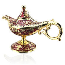 22 см орнамент Aladdin-Lamp, собираемый домашний декор, имитация винтажного творческого Ретро чайника 2024 - купить недорого