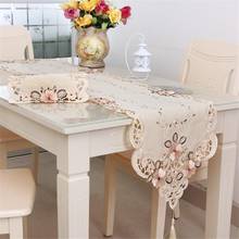 Lace Embroidery Round Table Cloth Table Flag Polyester Tablecloth Oilproof Decorative Waterproof Fabric Table Cover Home Decor 2024 - buy cheap