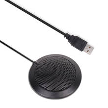 Zuochen-microfone para estúdio de conferência, microfone em ponta omnidirecional, com plugue usb, cabo longo de 1.8m 2024 - compre barato