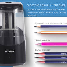 M&G Electric Auto Pencil Sharpener Sharpened For Pencil Color Pencils Sharpeners School Office Home Stationery Andstal 2024 - buy cheap