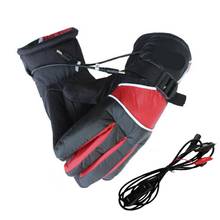 12 v Winter USB Hand Warmer Electric Thermal Gloves Waterproof Heated Gloves Battery Powered For Motorcycle Ski Gloves 2024 - buy cheap