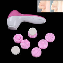 6 in 1 Electric Facial Cleanser Wash Face Cleaning Machine Pore Cleaner Mini Skin Beauty Brush Body Cleansing Massage New 2024 - buy cheap