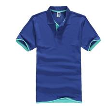 Polo de marca Para Hombre, camiseta informal de algodón de manga corta, camisetas transpirables Para Hombre, camisetas de golf y tenis de talla grande 2021 2024 - compra barato