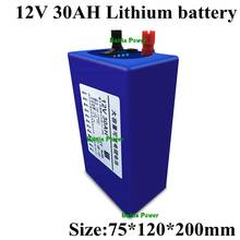 Bloco recarregável 12 v 30ah da bateria do íon do li-íon do lítio 12 v 30ah com bms 3s para a ferramenta elétrica/portátil de backup/lâmpada do xénon/+ carregador 3a 2024 - compre barato