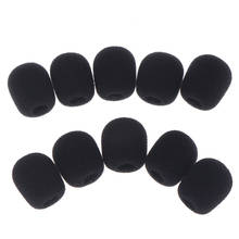 10pcs Headset Replacement Foam Microphone Cover Telephone Headset Mic Cover Microphone Windscreen Windshied Headset Foam 25*8mm 2024 - buy cheap