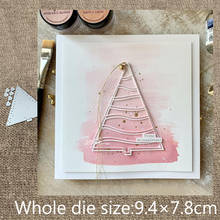 Xldesign molde de corte de metal, estêncil para decoração de árvore de natal, álbum de recortes, cartão de papel e artesanato 2024 - compre barato