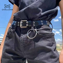 Cinturón de cuero sintético para hombre y mujer, correa de cintura con remaches, estilo Punk, a la moda, de alta calidad, 152 2024 - compra barato