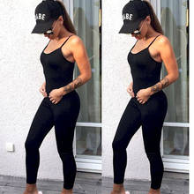 Women's Jumpsuit Sexy Bodycon Wear Hot Backless Summer Jumpsuit Clothes Deep V neck Bodysuit Straps Skinny Sleeveless Bodysuits 2024 - buy cheap