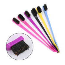 3pc Beauty Double Side Edge Hair Comb Control Hair Brush For Hair Styling Salon Professional Accessories Hair Brush Random Color 2024 - buy cheap