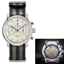 RED STAR 42mm 1963 Men's Chronograph Watches ST1901 Seagull Movement with Gooseneck Pilots 21 Zuan Men Mechanical Wrist Watch 2024 - buy cheap