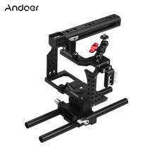 Camera Cage+Top Handle+ Rod Baseplate Kit Video Stabilizer Aluminum Alloy for Sony A7II/A7III/A7SII/A7M3/A7RII/A7RIII Camera 2024 - buy cheap