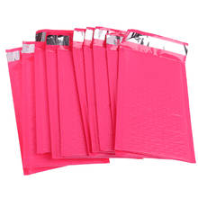 10pcs Rose Red Foam Shipping Envelopes With Bubble Mailing Bag Envelope Bags Self Seal Mailers Padded 2024 - buy cheap