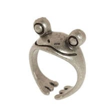 Little Frog Animal Ring Toad Paw Metal Gold Minimalist Wrap-Around Ring Wedding Couple Ring Men's Party Gift for Strange Things 2024 - buy cheap