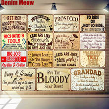 Grandad Retro Poster Funny Words Vintage Metal Tin Sign Home Bar Pub Home Decor Cats Are Like Chocolate Wall Art Stickers N322 2024 - buy cheap