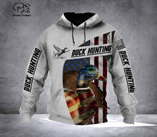 flag duck hunting hoodies 3D printed Love Horse Sweatshirt Hoodie Harajuku Autumn Streetwear women foe men Casual Tracksuit 2024 - buy cheap
