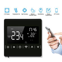 MEIH-termostato inteligente WiFi, controlador de temperatura para agua/calefacción eléctrica de suelo/Caldera, Control por aplicación, termostato programable 2024 - compra barato