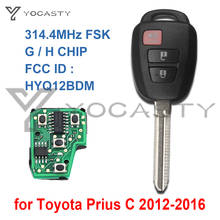 YOCASTY HYQ12BDM Remote Car Key With G H Chip 314.4MHz For 2013 2014 2015 2016 2017 Toyota Prius C Prius V RAV4 Tacoma Camry 2024 - buy cheap