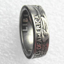 US Washington Quarter Dollar Silver Plated Coin Ring Handmade In Sizes 6-11 2024 - buy cheap