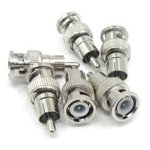 5 pcs/set BNC Male to RCA Male Coax Connector Adapter Cable Coupler for CCTV Camera 2024 - buy cheap