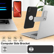 Soporte de montaje lateral para ordenador portátil y tableta, Clip de pantalla de doble Monitor, ajustable, para teléfono 2024 - compra barato