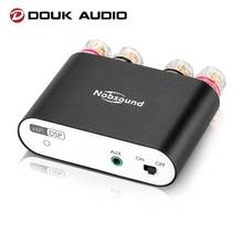 Цифровой усилитель мощности Douk Auido NS-10G PRO Mini Bluetooth 5,0, аудиоприемник Hi-Fi DSP, стерео усилитель 50 Вт * 2 2024 - купить недорого