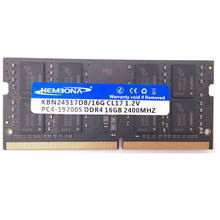 KEMBONA Memory RAM LAPTOP DDR4 16GB 2400MHZ 16G for Notebook SODIMM RAM MODULE 260PIN Free Shipping 2024 - buy cheap