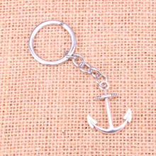 20pcs anchor sea Keychain 31*25mm Pendants Car Key Chain Ring Holder Keyring Souvenir Jewelry Gift 2024 - buy cheap