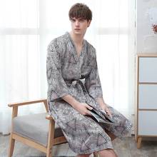 2021 New Men Kimono Gown Satin Nightwear Sleepwear Lovers Bathrobe Nightdress Nightgown Casual Intimate Lingerie Home Clothes 2024 - buy cheap