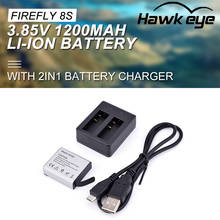 Hawkeye Firefly 8S 8SE S009R 3.85V 1200mAh Li-ion Battery 2in1 Battery Charger For 8S Action Camera 2024 - buy cheap