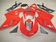 Лидер продаж комплект обтекателей для поездок на мотоцикле Ducati 848 1098 1198 07 08 09 10 11 красно-черные обтекатели комплект 848s 1098s 2007-2011 YY36 2024 - купить недорого
