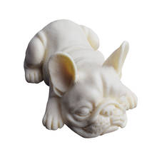 3D Cute Lovely Dogs Mousse Cake Mold Bulldog Ice Cream Silicone Baking Gumpaste Tools Dessert Molds For Cake Decoration K699 2024 - buy cheap