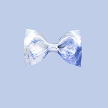 Brand New Fashion Bow Tie For Men Light blue and White Print Bowties Groom Prom Wedding Party Neck ties 2024 - buy cheap