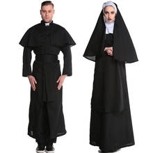 Disfraces de Halloween para hombres y mujeres, disfraz de la Virgen María para adultos, traje de Iglesia, vestido de fiesta de Carnaval 2024 - compra barato