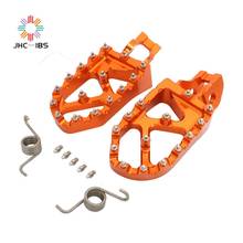 Motorcycle CNC Footrest Footpeg Foot Pegs For KTM 85 125 150 250 300 350 450 500 2020 FACTORY EDTION SX XCW SXF XCF EXCF 2024 - buy cheap