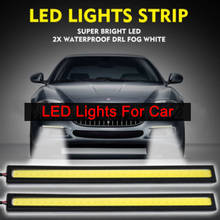 COB LED Strip Car 1pcs 17CM Universal Daytime Running Fog Lamp Driving Strip Light Flexible LED Bar Strip Waterproof Lights 6W 2024 - buy cheap