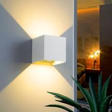 20W Outdoor LED Cube Wall Lamp Indoor Adjustable Waterproof IP65 Bedroom Sconces Porch Garden Balcony Stair Wall Lights Fixtures 2024 - buy cheap
