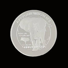 2016 elefante selvagem africano desafio comemorativo moedas de prata colecionáveis 2024 - compre barato