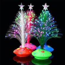 Светодиодный мини-Рождественская елка, Веселый светодиодный, меняющий цвет, мини-Рождественская елка, домашний стол, Вечерние Декорации, Прямая поставка, автоматически, L * 5 2024 - купить недорого