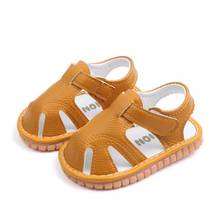 Sapatos de bebê de verão da moda, estilo romano, sapatos baixos para meninos e meninas, sola macia, sapatos de caminhada 2024 - compre barato