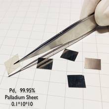 99.95% Palladium Metal Sheet 10*10*0.1 mm 2024 - buy cheap